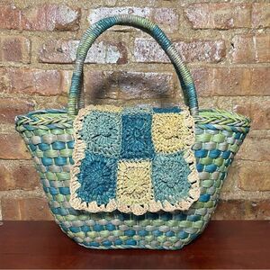 Capelli Beachy Straw Handbag